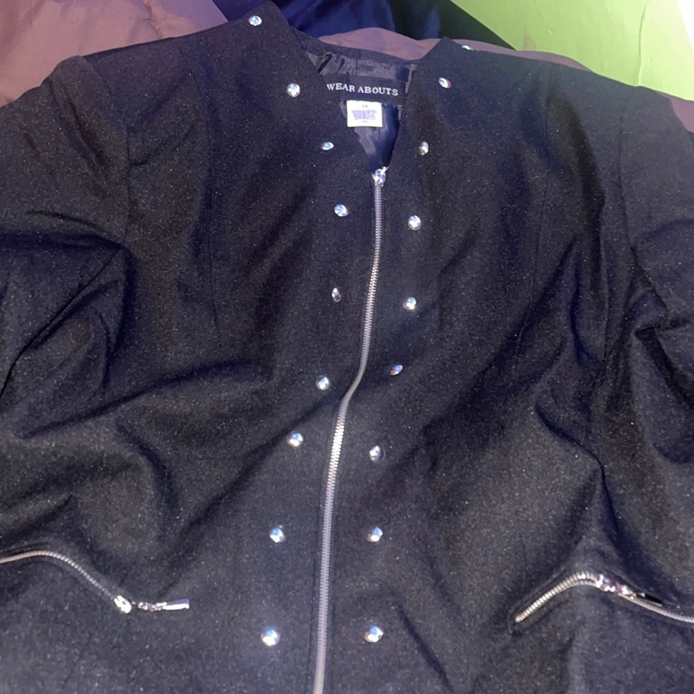 Black & silver jacket